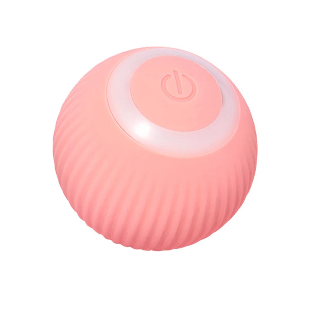 Automatic Interactive Rolling Ball Cat Toy - Self-Moving Electric Toy for Indoor Training and Play