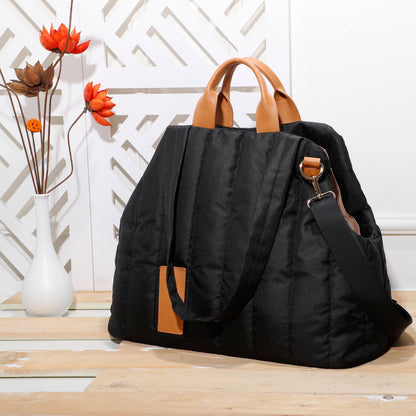 Lightweight Waterproof Pet Carrier Handbag for Dogs and Cats - Elegant and Functional Travel Accessory