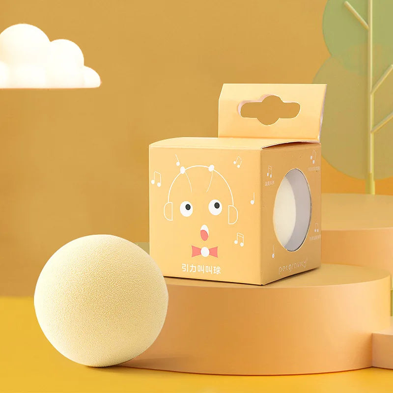 Automatic Interactive Rolling Ball Cat Toy - Self-Moving Electric Toy for Indoor Training and Play