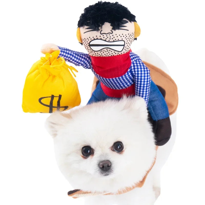 Halloween Pet Costume: Adorable Pumpkin Lantern Transformation Outfit for Dogs and Cats with Two-Legged Design and Cute Pumpkin Hat