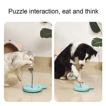 Pet Puzzle Food Leaking Ball Toy Cat Dog Interactive Treat Leaking Toy Catnip Slow Cat Dog Feeder Fun Pet Products Accessories
