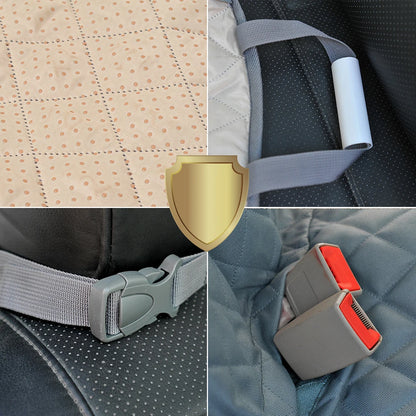 Waterproof Dog Car Seat Cover and Hammock - Pet Travel Carrier and Rear Seat Protector Mat for Safety